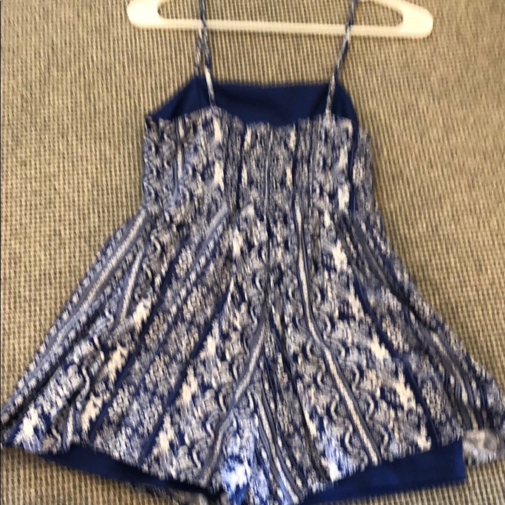 Blue patterned romper - Picture 2 of 2